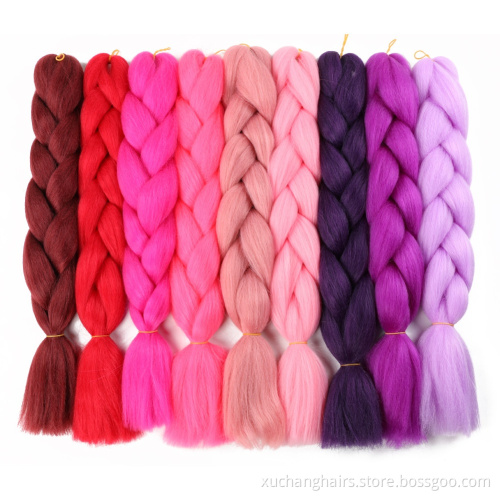 Synthetic Braiding Hair 24'' 100g/pack Jumbo Braiding Crochet xpresion braiding hair